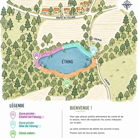 De L'etang Chalet Loubeyrat